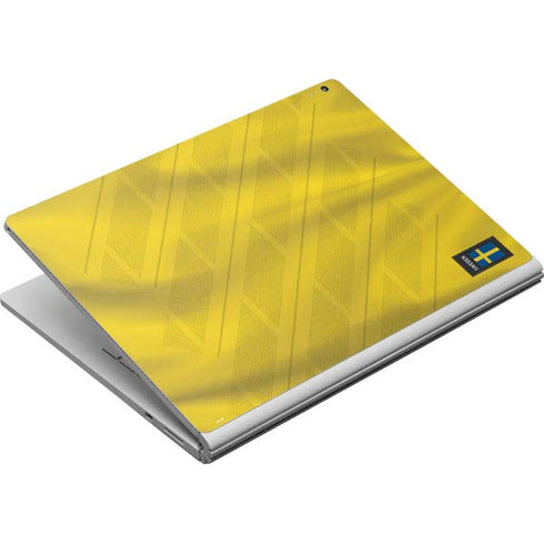 Sweden Soccer Flag Surface Book Skin